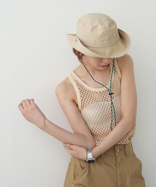 SLOBE IENA（スローブイエナ）の「《WEB限定》SLOBE citron. サファリハット（ハット・レディース・ベージュ・FREE）」の13枚目の写真