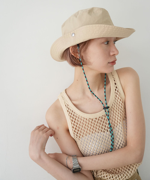 SLOBE IENA（スローブイエナ）の「《WEB限定》SLOBE citron. サファリハット（ハット・レディース・ベージュ・FREE）」の15枚目の写真