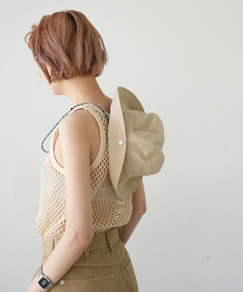 SLOBE IENA（スローブイエナ）の「《WEB限定》SLOBE citron. サファリハット（ハット・レディース・ベージュ・FREE）」の17枚目の写真