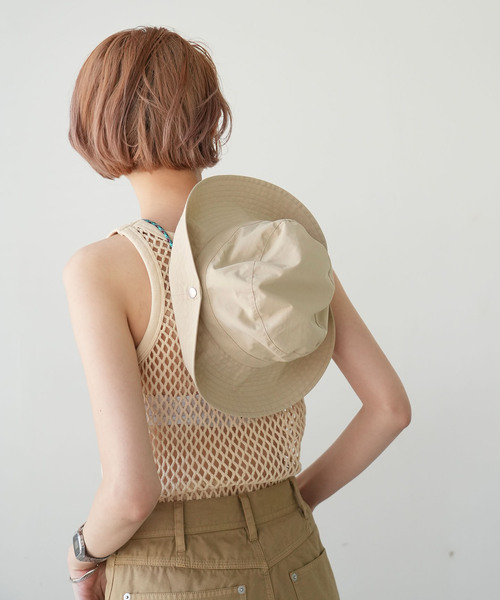 SLOBE IENA（スローブイエナ）の「《WEB限定》SLOBE citron. サファリハット（ハット・レディース・ベージュ・FREE）」の18枚目の写真