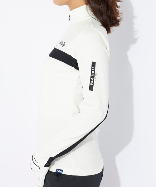 セール】【FILA GOLF/フィラゴルフ】レディース長袖ハーフジップシャツ