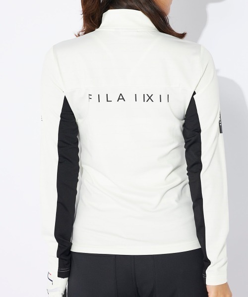 セール】【FILA GOLF/フィラゴルフ】レディース長袖ハーフジップシャツ