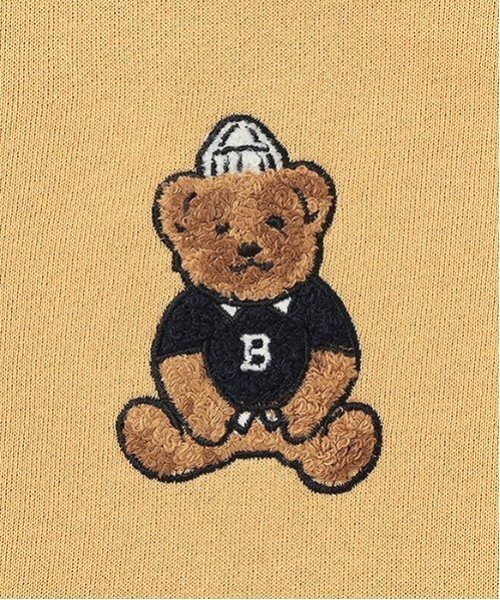 petit main（プティマイン）の「【リンク】くまサガラ重ね着長袖Tシャツ(キッズ)（Tシャツ/カットソー・キッズ・ネイビー/ホワイト系その他/クリーム・120cm/110cm/100cm/90cm/80ｃｍ/130cm）」の7枚目の写真