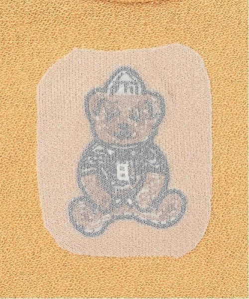 petit main（プティマイン）の「【リンク】くまサガラ重ね着長袖Tシャツ(キッズ)（Tシャツ/カットソー・キッズ・ネイビー/ホワイト系その他/クリーム・120cm/110cm/100cm/90cm/80ｃｍ/130cm）」の8枚目の写真