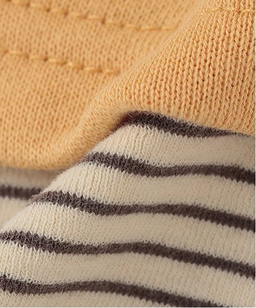 petit main（プティマイン）の「【リンク】くまサガラ重ね着長袖Tシャツ(キッズ)（Tシャツ/カットソー・キッズ・ネイビー/ホワイト系その他/クリーム・120cm/110cm/100cm/90cm/80ｃｍ/130cm）」の11枚目の写真