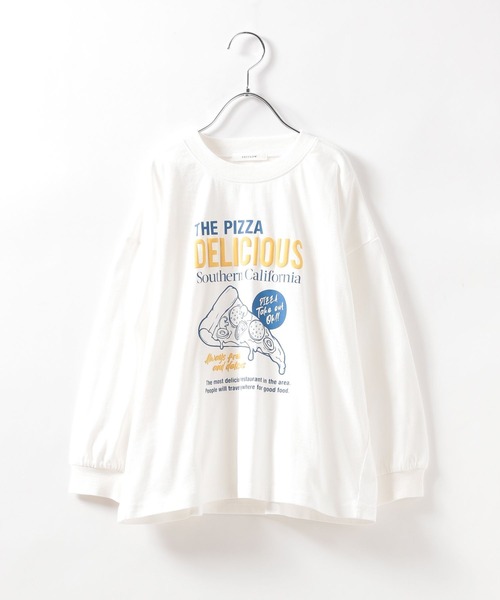 BAYFLOW（ベイフロー）の「[綿100%] アソートロゴBIGTシャツ(KIDS)（Tシャツ/カットソー・キッズ・グリーン/ピンク/チャコール/オフホワイト・130cm/110cm/140cm/150cm/120cm）」の22枚目の写真