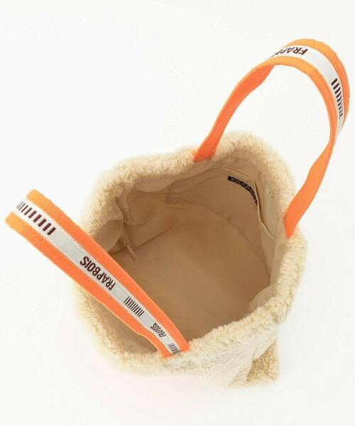 FRAPBOIS（フラボア）の「ボアリーバッグ２（トートバッグ・レディース・クリーム/ブラウン・FREE）」の6枚目の写真