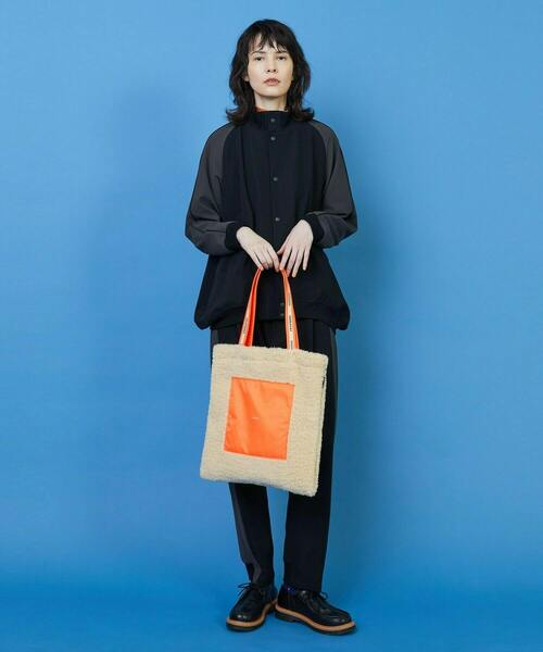 FRAPBOIS（フラボア）の「ボアリーバッグ２（トートバッグ・レディース・クリーム/ブラウン・FREE）」の10枚目の写真