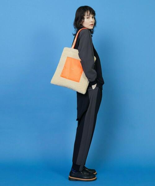 FRAPBOIS（フラボア）の「ボアリーバッグ２（トートバッグ・レディース・クリーム/ブラウン・FREE）」の11枚目の写真