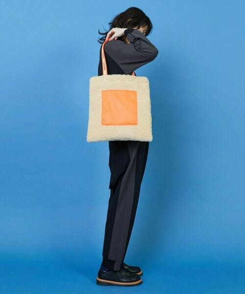 FRAPBOIS（フラボア）の「ボアリーバッグ２（トートバッグ・レディース・クリーム/ブラウン・FREE）」の12枚目の写真