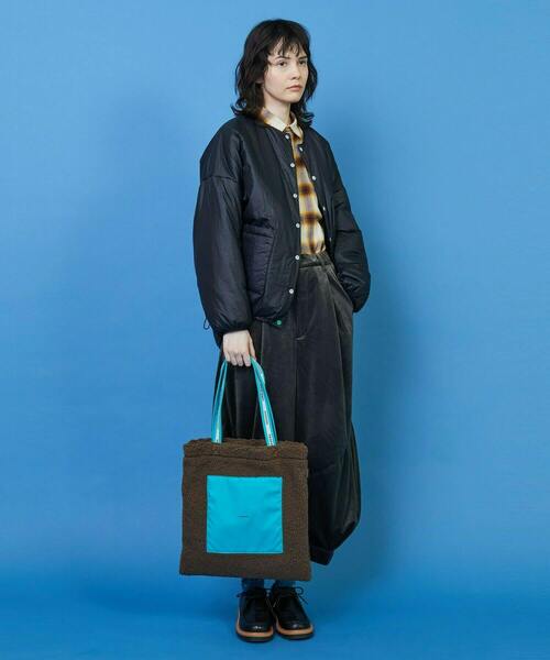 FRAPBOIS（フラボア）の「ボアリーバッグ２（トートバッグ・レディース・クリーム/ブラウン・FREE）」の13枚目の写真