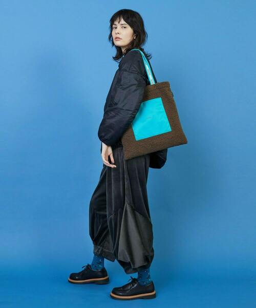 FRAPBOIS（フラボア）の「ボアリーバッグ２（トートバッグ・レディース・クリーム/ブラウン・FREE）」の15枚目の写真