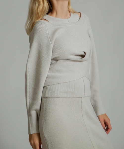 cachecoeur knit × american sleeve knit tank（ニット/セーター）｜WILLFULLY（ウィルフリー）