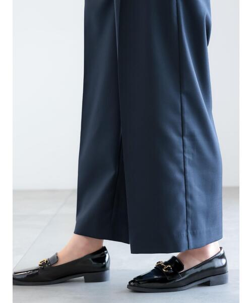 Te chichi(テチチ)の「ナローベルトワイドクロップトパンツ(その他パンツ・レディース・ネイビー/グレー/ブラウン・F)」の7枚目の写真
