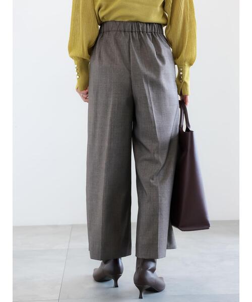 Te chichi(テチチ)の「ナローベルトワイドクロップトパンツ(その他パンツ・レディース・ネイビー/グレー/ブラウン・F)」の16枚目の写真