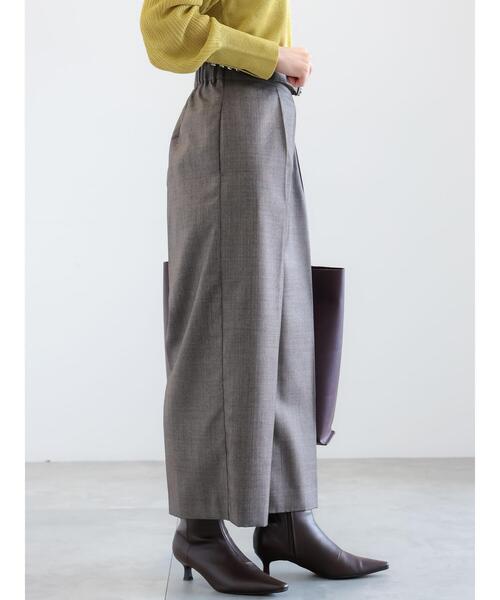 Te chichi(テチチ)の「ナローベルトワイドクロップトパンツ(その他パンツ・レディース・ネイビー/グレー/ブラウン・F)」の17枚目の写真