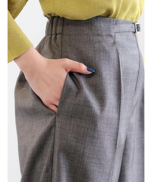 Te chichi(テチチ)の「ナローベルトワイドクロップトパンツ(その他パンツ・レディース・ネイビー/グレー/ブラウン・F)」の20枚目の写真