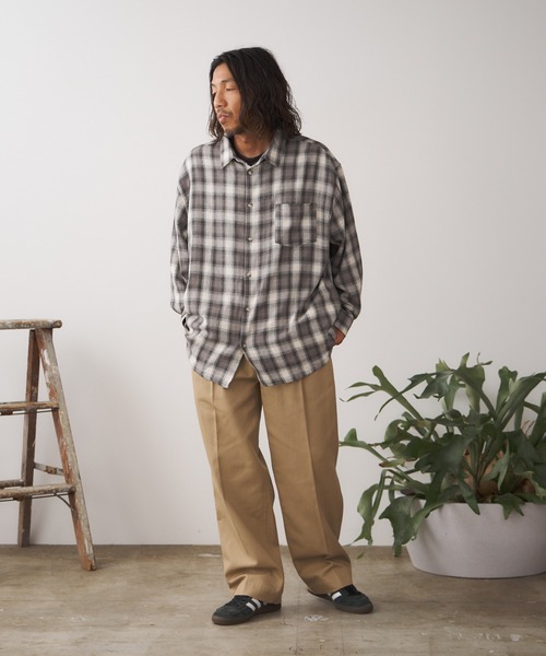 ROOPTOKYO（ループトウキョウ）の「ツータックフレンチチノパンツ（チノパンツ・メンズ・ブラック/ネイビー/ベージュ/モスグリーン・マルチサイズ）」の20枚目の写真