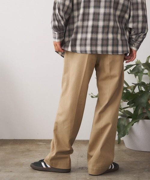 ROOPTOKYO（ループトウキョウ）の「ツータックフレンチチノパンツ（チノパンツ・メンズ・ブラック/ネイビー/ベージュ/モスグリーン・マルチサイズ）」の18枚目の写真