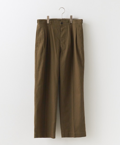 ROOPTOKYO（ループトウキョウ）の「ツータックフレンチチノパンツ（チノパンツ・メンズ・ブラック/ネイビー/ベージュ/モスグリーン・マルチサイズ）」の22枚目の写真