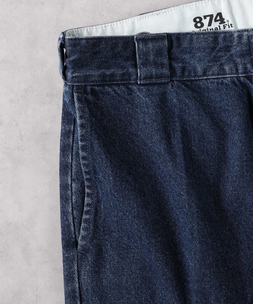 Right-on（ライトオン）の「【Dickies】｢874｣デニムワークパンツ(ストリート / ワイドシルエット / ユニセックス)（デニムパンツ・メンズ・ブラック/ダークインディゴブルー・34inch/36inch/32inch/30inch）」の14枚目の写真