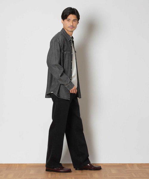 Right-on（ライトオン）の「【Dickies】｢874｣デニムワークパンツ(ストリート / ワイドシルエット / ユニセックス)（デニムパンツ・メンズ・ブラック/ダークインディゴブルー・34inch/36inch/32inch/30inch）」の18枚目の写真