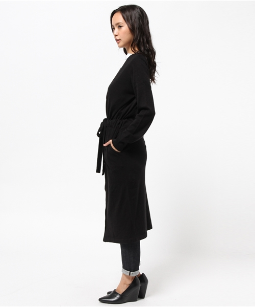 SLY（スライ）の「ベルト付LONG HG C/D-S（カーディガン/ボレロ・レディース・ネイビー/トップグレー/ブラック・FREE）」の5枚目の写真