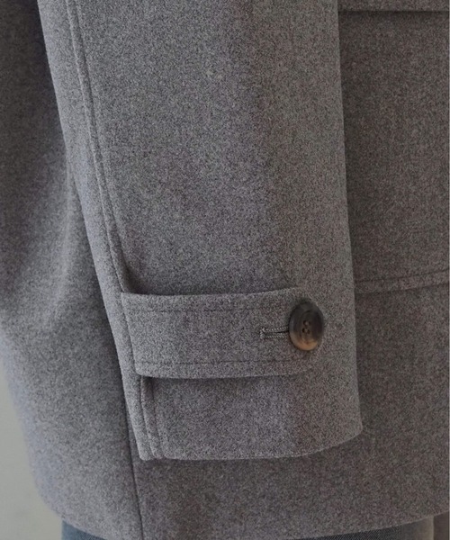 tiptop（ティップトップ）の「コクーンミドルコート（ステンカラーコート・レディース・ダークブラウン/ブラック/グレー・FREE）」の20枚目の写真