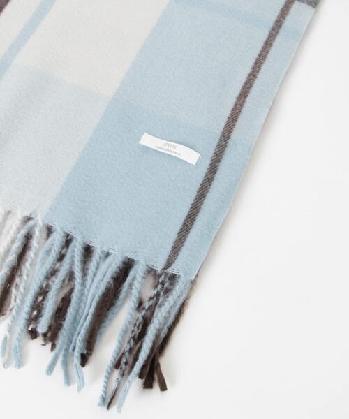 ITEMS URBANRESEARCH（アイテムズ アーバンリサーチ）の「チェックストール（マフラー・レディース・ライトブルー/ネイビー/オレンジ/ブラウン・ONE）」の11枚目の写真