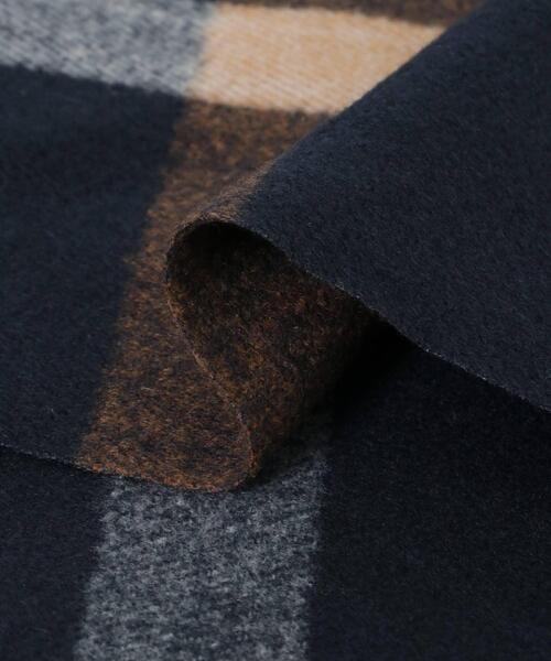 ITEMS URBANRESEARCH（アイテムズ アーバンリサーチ）の「チェックストール（マフラー・レディース・ライトブルー/ネイビー/オレンジ/ブラウン・ONE）」の15枚目の写真