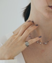 ENOUGH（イナフ）の「【enough】 プレーンカレッジリング（リング）」