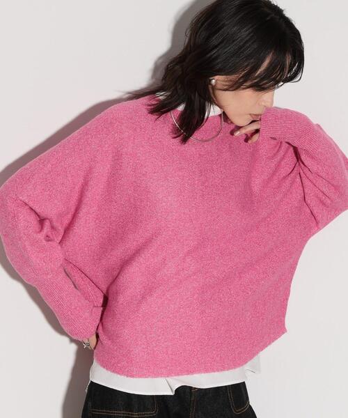 GALLEST（ギャレスト）の「ドルマンスリーブラメニット（ニット/セーター・レディース・ホワイト系/ダークグレー/ベージュ/グリーン系/ライトグレー/ピンク系・34/38）」の18枚目の写真