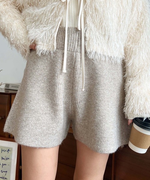 THE TOE　Châtelet Knit Pants　ニットショートパンツ セール】ニットショートパンツ（その他パンツ）｜WC（ダブル