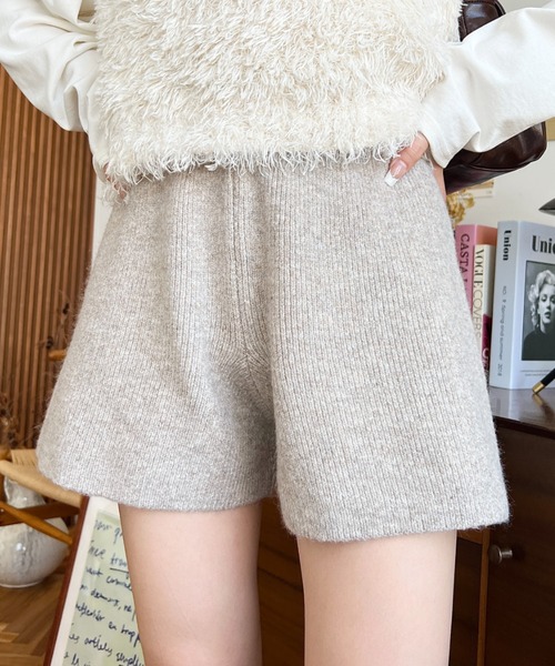 セール】ショートニットパンツ（その他パンツ）｜moment+