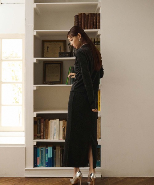 fifth（フィフス）の「ラメデザイン衿付プルオーバー（Tシャツ/カットソー・レディース・アイボリー/ブラック・M）」の18枚目の写真