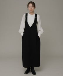 URBAN RESEARCH Sonny Label | Vネックジャンパースカート(ジャンパースカート)
