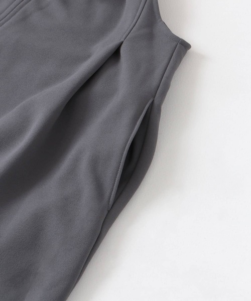 URBAN RESEARCH Sonny Label（アーバンリサーチサニーレーベル）の「Vネックジャンパースカート（ジャンパースカート・レディース・グレー/ブラック・FREE）」の13枚目の写真