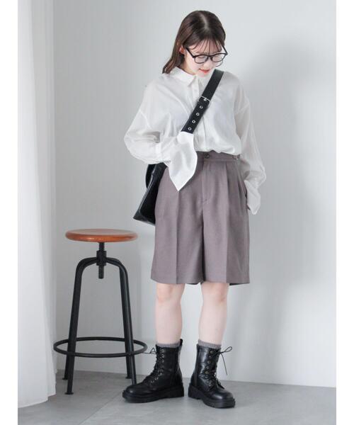 ehka sopo（エヘカソポ）の「レースアップブーツ（ブーツ・レディース・ブラウン/ブラック・L/M）」の12枚目の写真