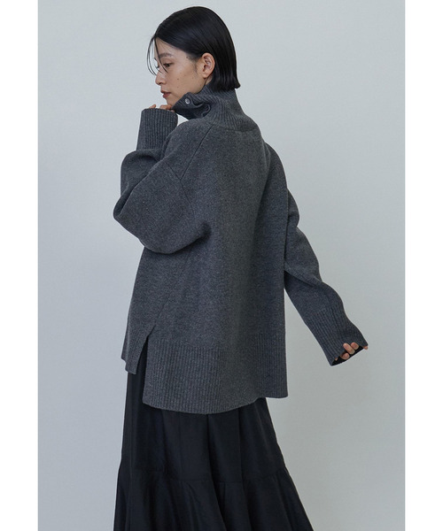 セール】ウールカシミヤダブルフェイスボトルネック(ニット セール】ウールカシミヤダブルフェイスボトルネック(ニット