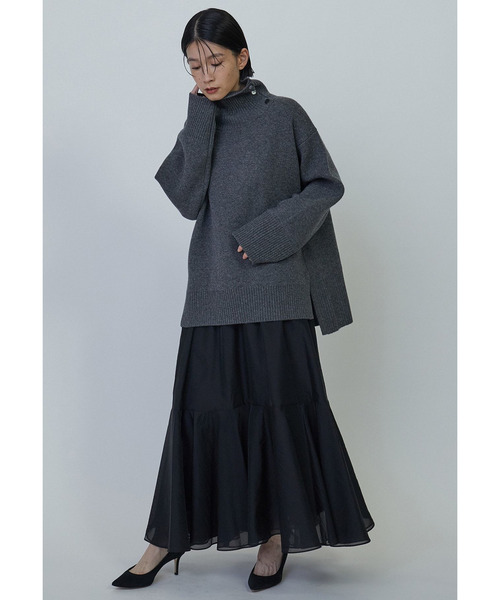 1er Arrondissement(プルミエアロンディスモン)の「ウールカシミヤダブルフェイスボトルネック(ニット/セーター・レディース・グレー系その他7/ブルー系その他3/ベージュ・FREE)」の7枚目の写真