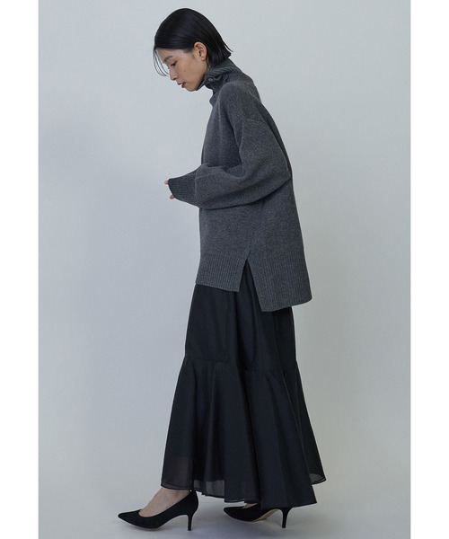 1er Arrondissement(プルミエアロンディスモン)の「ウールカシミヤダブルフェイスボトルネック(ニット/セーター・レディース・グレー系その他7/ブルー系その他3/ベージュ・FREE)」の8枚目の写真