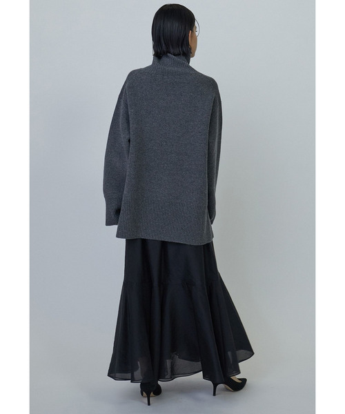 セール】ウールカシミヤダブルフェイスボトルネック(ニット セール】ウールカシミヤダブルフェイスボトルネック(ニット