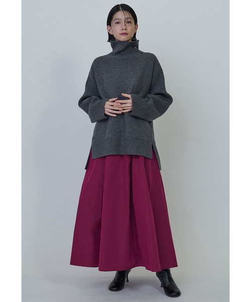 1er Arrondissement(プルミエアロンディスモン)の「ウールカシミヤダブルフェイスボトルネック(ニット/セーター・レディース・グレー系その他7/ブルー系その他3/ベージュ・FREE)」の10枚目の写真