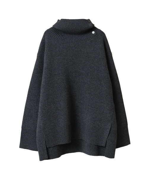 1er Arrondissement(プルミエアロンディスモン)の「ウールカシミヤダブルフェイスボトルネック(ニット/セーター・レディース・グレー系その他7/ブルー系その他3/ベージュ・FREE)」の12枚目の写真