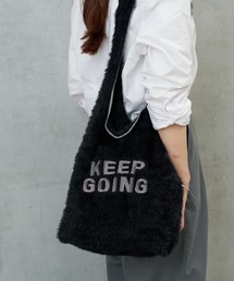 Actually | ルーズシャギーニットバッグ(トートバッグ)