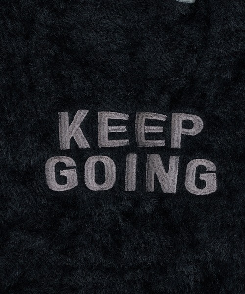 Actually（アクチュアリー）の「ルーズシャギーニットバッグ（トートバッグ・レディース・ブラック/グレー/グリーン・フリー）」の6枚目の写真