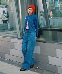 AVIREX | 《Belle LINE》W WAIST DENIM PANTS/ダブルウエストデニムパンツ(デニムパンツ)