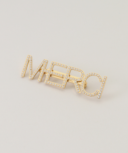 HARPIE ハーピー SLOBE別注 MERCI ブローチ スローブイエナ HARPIE ハーピー SLOBE別注 MERCI ブローチ スローブイエナ