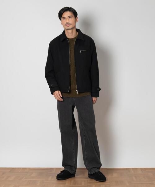 BACK NUMBER(バックナンバー)の「BACK NUMBER(バックナンバー)【メンズ】メルトンスポーツジャケット(その他アウター・メンズ・ブラック/ネイビー・M/L/XL/XXL)」の6枚目の写真