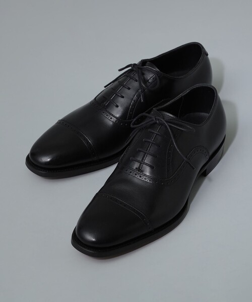 POLPETTA(ポルペッタ)の「【別注】POLPETTA / LUSSO クォーターブローグ シューズ(ドレスシューズ・メンズ・ブラック・41.5/41/40.5/40/39.5)」の2枚目の写真